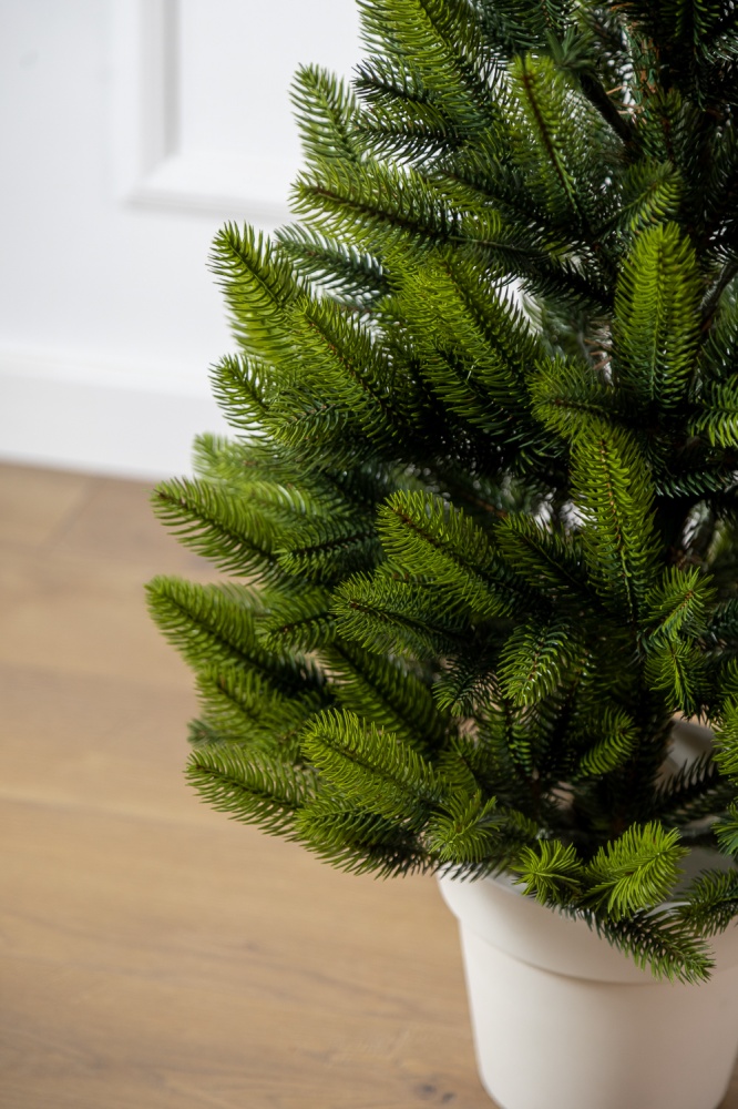 Штучна ялинка Лапландська 0,9 м Весняна в горщику зеленийSiga Group