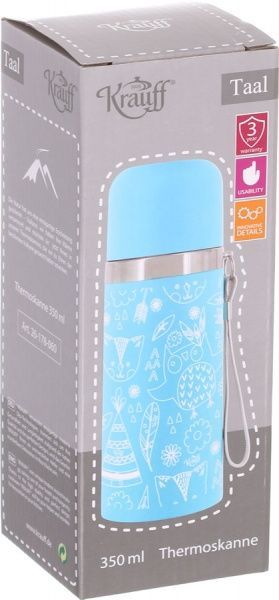 Термос 350 мл бирюзовый 26-178-060 Krauff