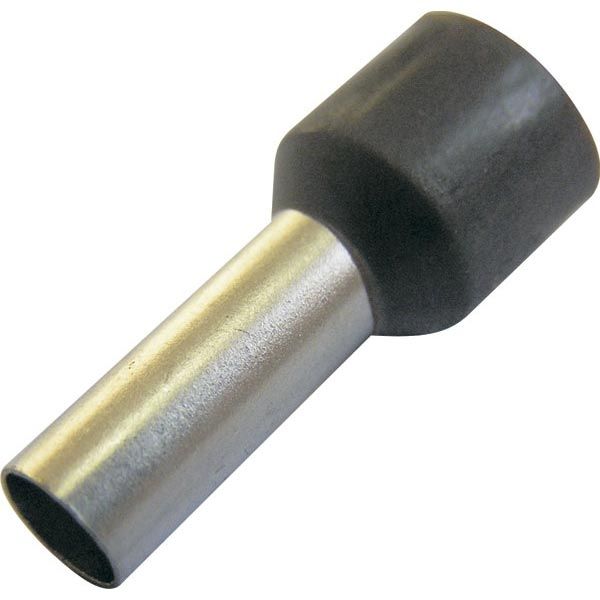 Наконечник втулковий E.NEXT e.terminal.stand.e7508.black ізольований 0,75 кв.мм 100 шт. S3036010 чорний 