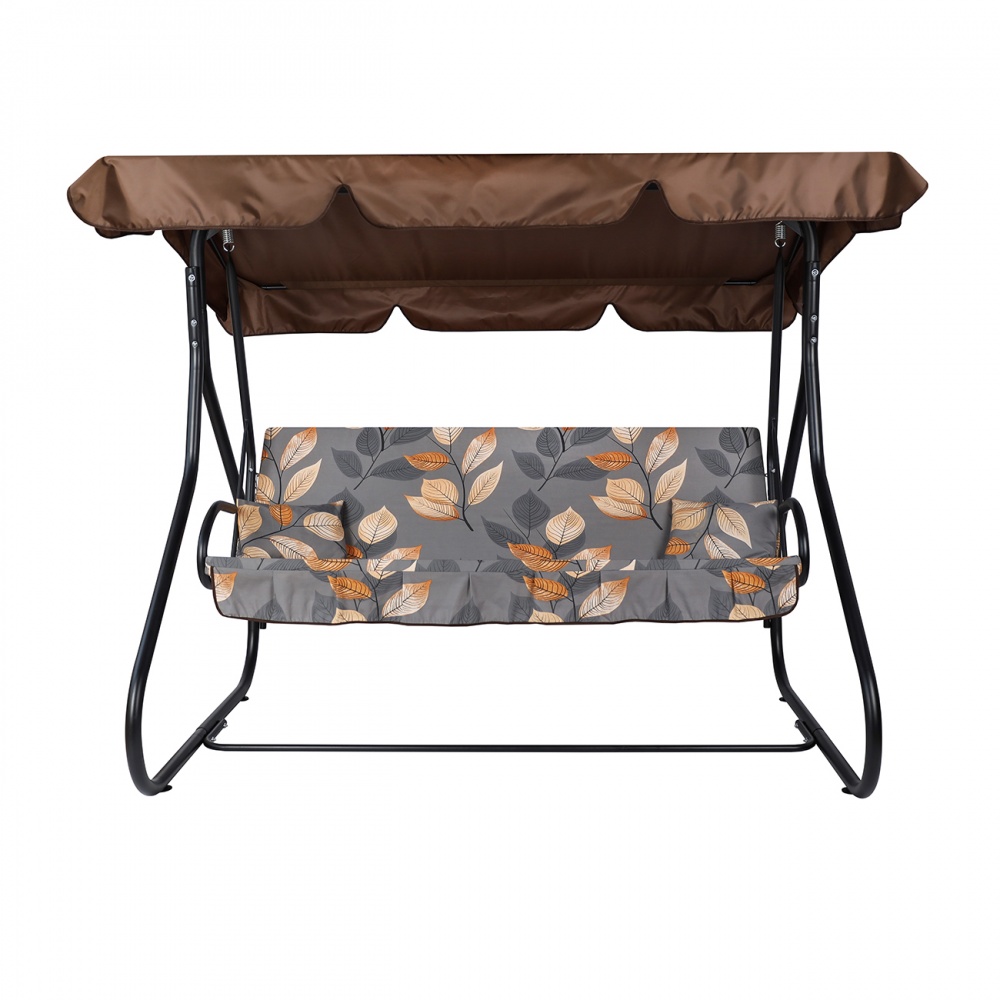 Гойдалка Vitan Бакарді 1710х2110х1470 мм Листя на сірому