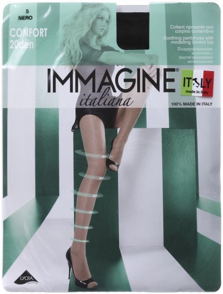 Колготки женские Immagine Confort 20 Den Nero р. 5 черный 1 шт. 