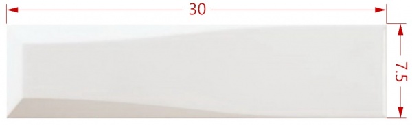 Плитка TAU Ceramica Palmaria White 7,5х30 . 