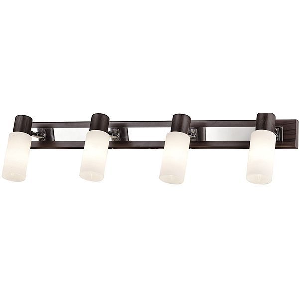 Спот Victoria Lighting 4x40 Вт E14 хром/венге SETT/PL4 