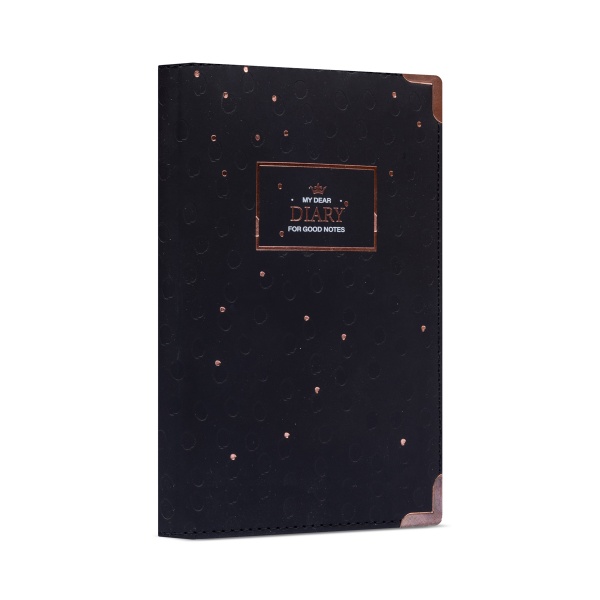 Щоденник недатований чорний YES Margot Black&White A6 2022