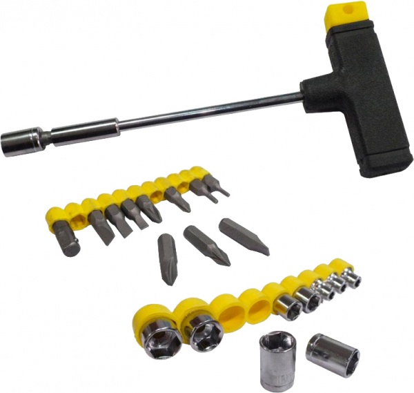 Викрутка зі змінними насадками Сталь 21в1 49045