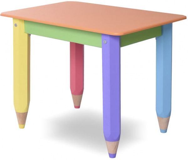 Столик Sweet baby Карандашики 60x40 см оранжевый 100005