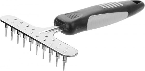 Грабли TRIXIE редкий зуб двухрядные 11х15 см 2407