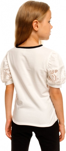 Блуза Vidoli G-22949S р.128 молочный 