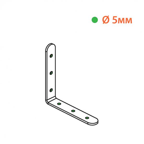 Кутник вузький Kolchuga рівносторонній 100x100x18 мм 3 мм