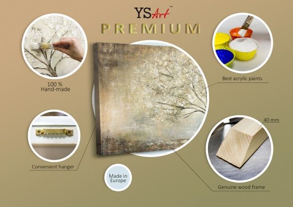 Картина Золотое дерево 70x140 см Юрис Проф Арт 