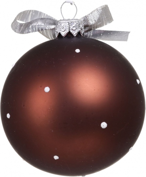 Шар новогодний Символ года-декупаж d 80 мм в ассортименте