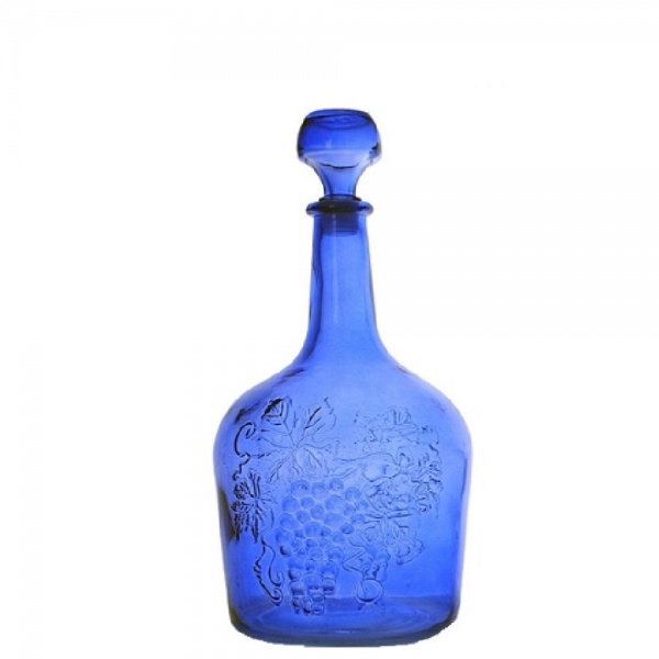 Бутылка с крышкой Фуфирик 1,5 л синяя GlassGo