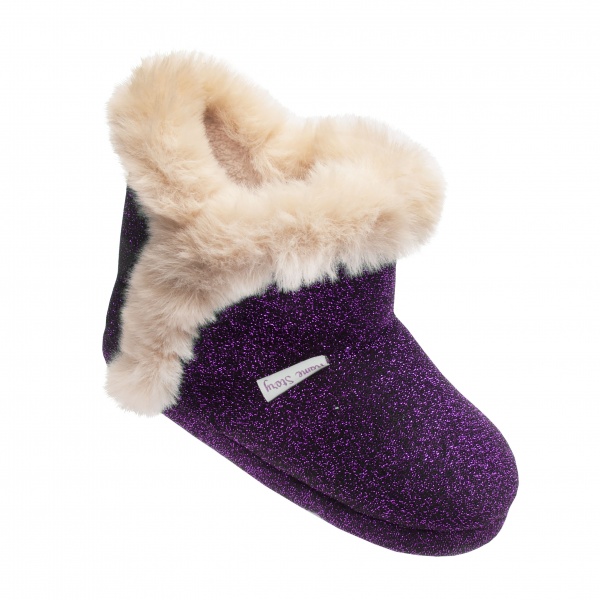 Тапочки детские для девочки Home Story р.34-35 фиолетовый 211550-9 