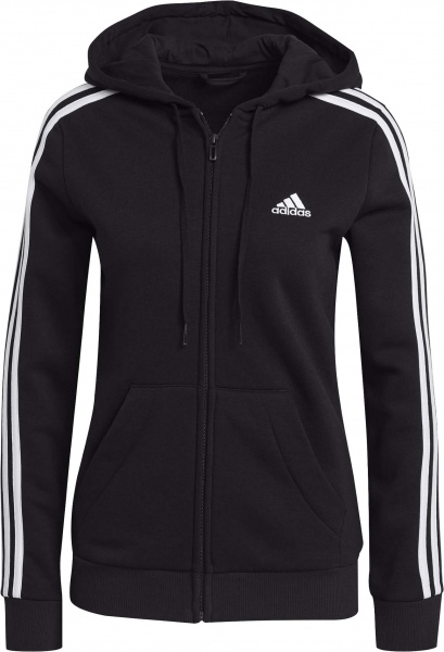 Джемпер Adidas W 3S FL FZ HD GM5567 р. XS чорний