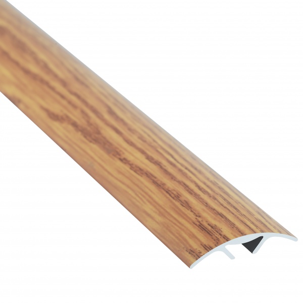 Порожек алюминиевый Braz Line гладкий скрытый крепеж 28x900 мм дуб персик 