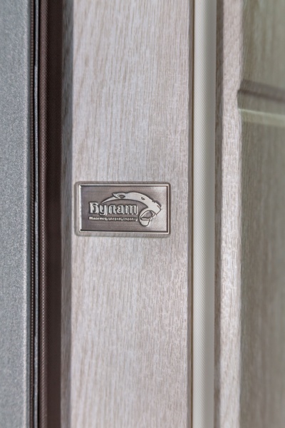 Двері вхідні Булат Термо House-703/вулична Антрацит / Дуб полярний антрацит / дуб полярний 2050x850 мм ліві