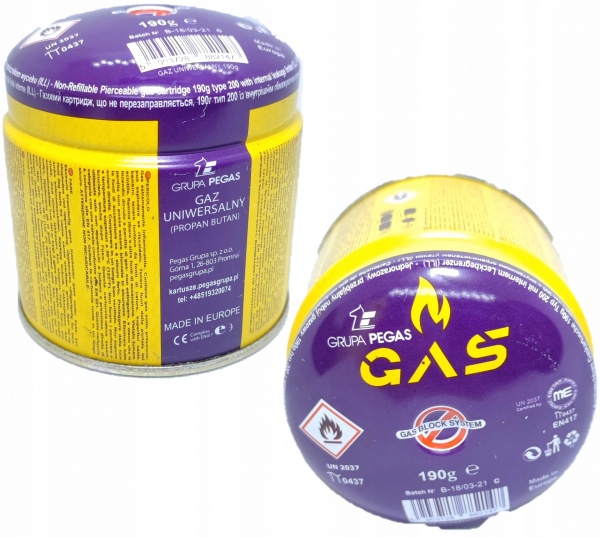 Баллон пробивной 190 г PEGAS 