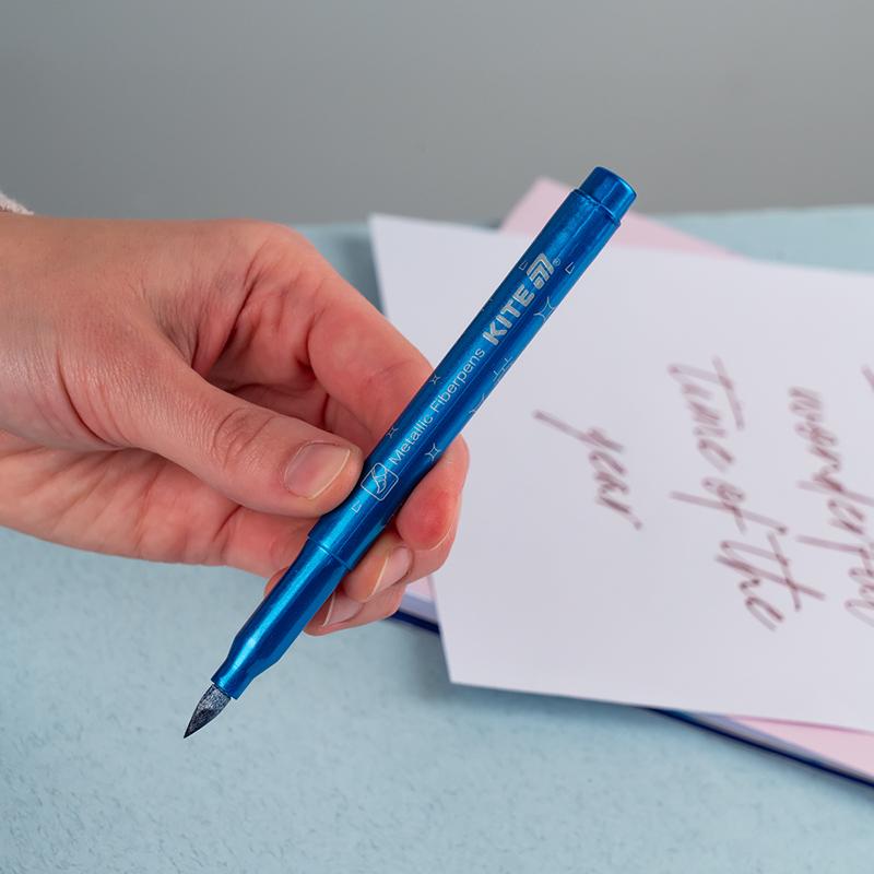 Фломастеры-кисточки металлизированные Creative 6 шт. K-1149 KITE