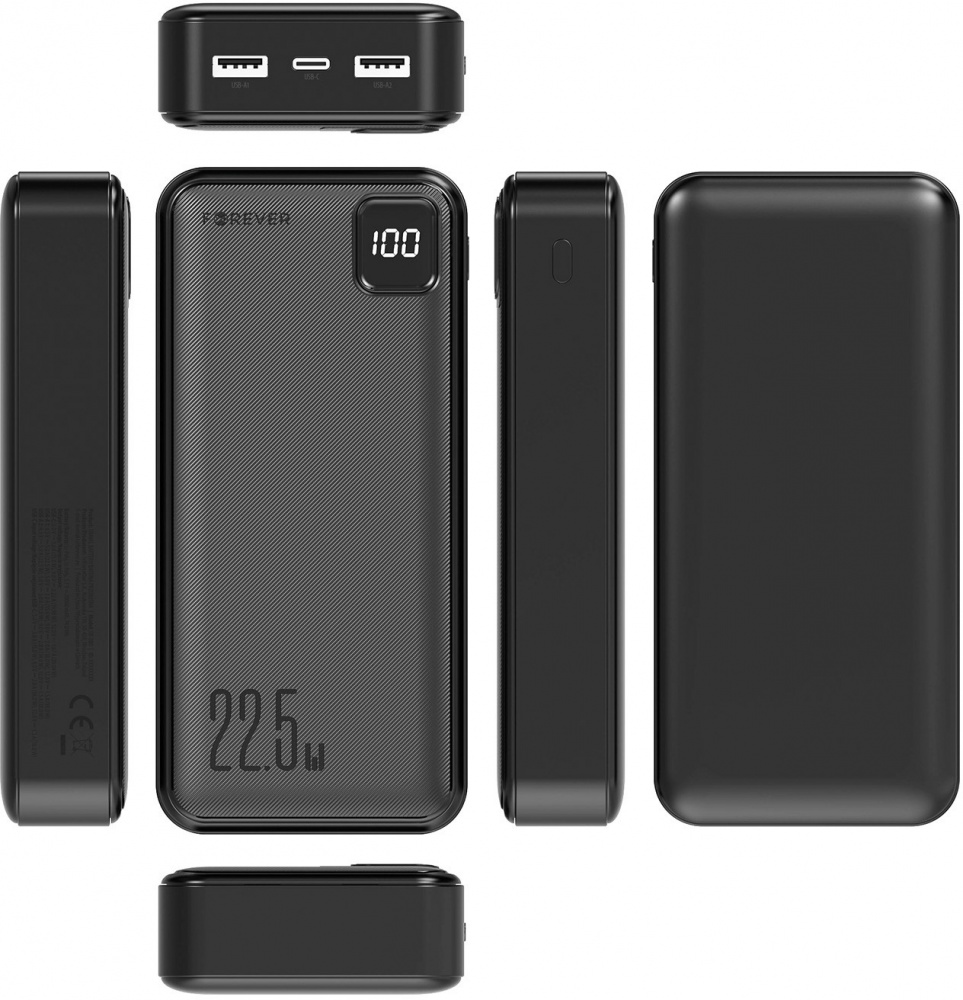 Повербанк Forever TB-300L PD QC 20000 mAh black (TB-300L)