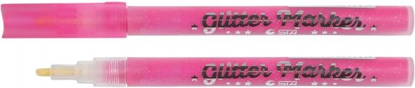 Глиттер STA 1152 с блестками STA1152-GF23 розовый неоновый 