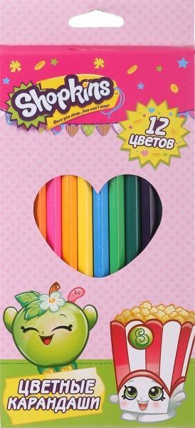 Олівці кольорові 12 шт Перо