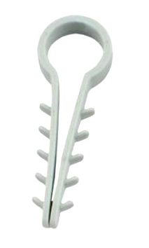 Дюбель-елка круглый d16 мм 50 шт. белый 