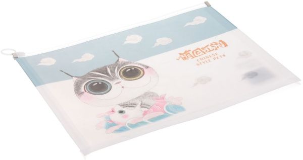 Папка zip lok Lovely голубая