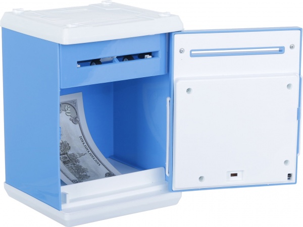 Сейф-скарбничка електронний дитячий класичний блакитний OTE0643207/blue