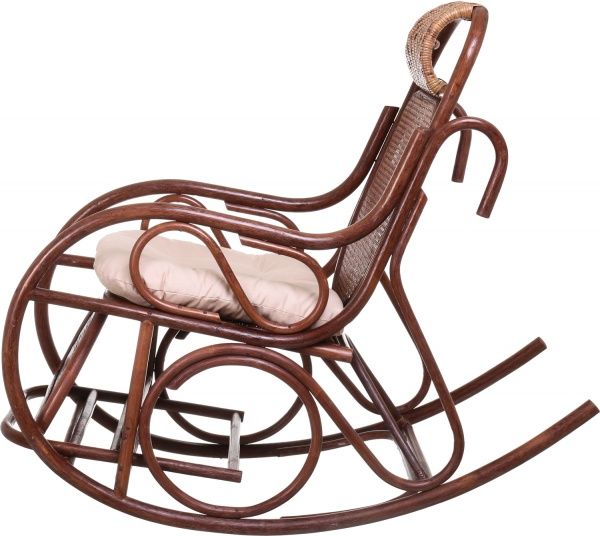 Кресло-качалка Indigo Сантьяго 139x58x110 см бежевый 