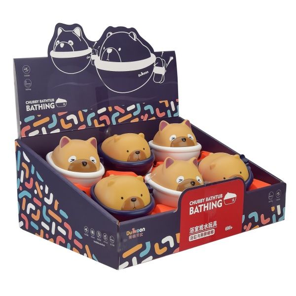 Заводная игрушка для ванны Мишка в ассортименте DM504