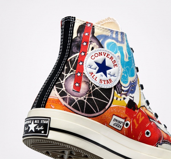 Кеды Converse CHUCK 70 HI 170680C р.US 10,5 разноцветный