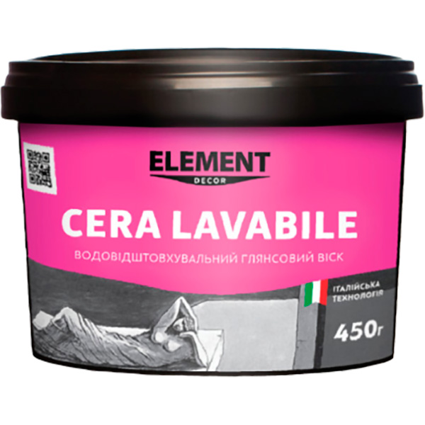 Декоративний віск моделювальна Element Decor Cera Lavabile 0,45 кг прозорий