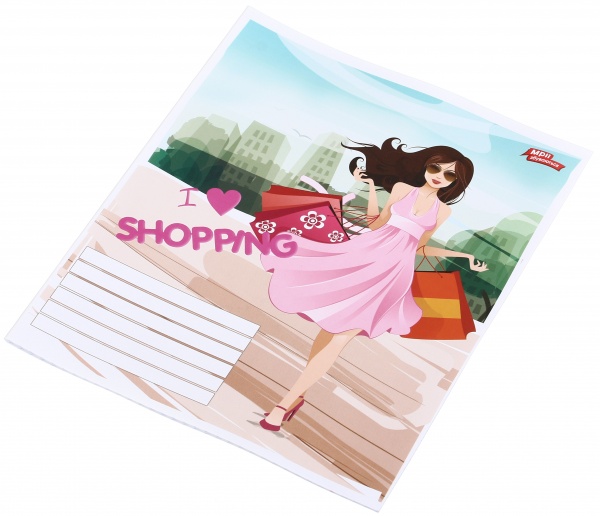 Зошит шкільний 24 аркуша у клітинку в асортименті Мрії збуваються