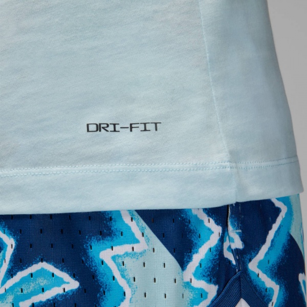 Футболка Nike M J DF SPRT BC SS GX CREW DQ7384-474 р.S синій