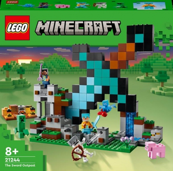 Конструктор LEGO Minecraft Форпост із мечем 21244