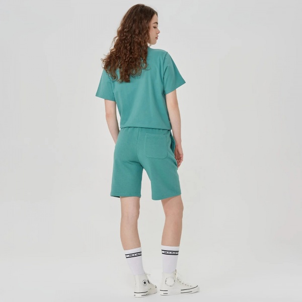 Шорти Converse GO-TO EMBROIDERED STAR CHEVRON FLEECE SHORT 10023875-346 р. M зелений