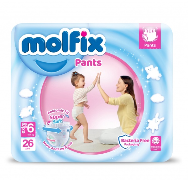 Підгузки Molfix 6 large 15+ кг 26 шт (50004688)