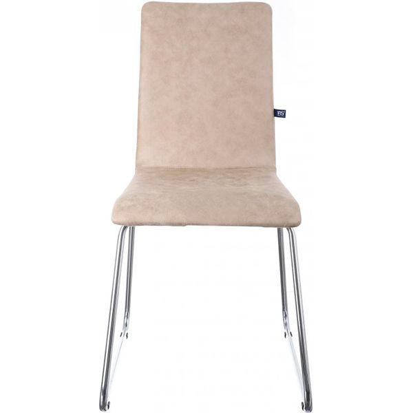 Стул обеденный Nowy Styl Sofi CFS Chrome (BOX-4) (CH) Roni-04 хром/кофейный