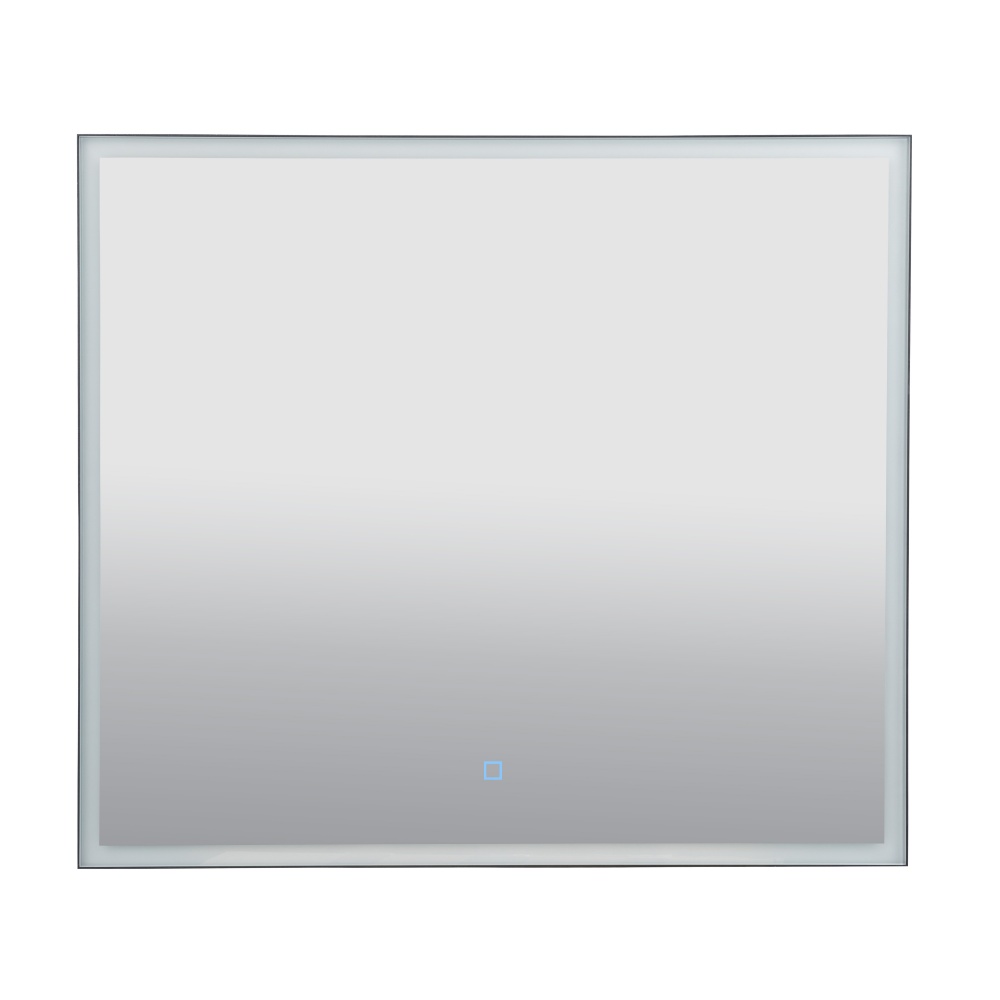 Дзеркало з вбудованим підсвічуванням Aqua Rodos Luce black 80х70 sensor