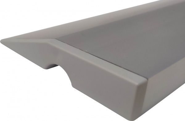 Заглушка АЛЮПРО Алюсервіс для трапецієвидного профілю ліва 90x15x15 мм