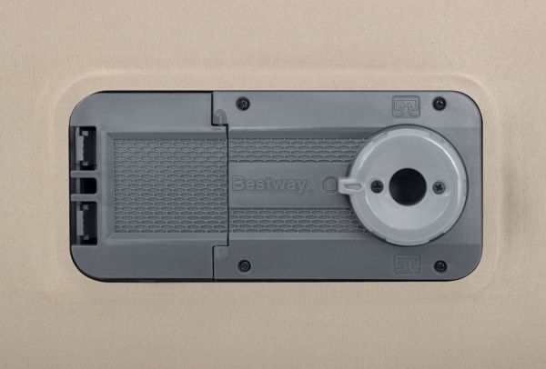 Матрац надувний Bestway Twin со встроенным электронасосом 191х97 см бежевий 10604773