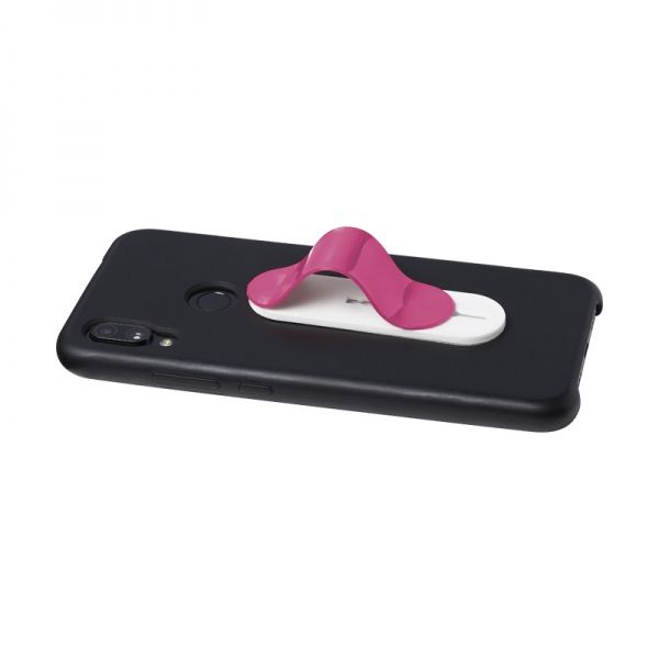 Тримач для телефона Смужка Luxe Cube рожевий