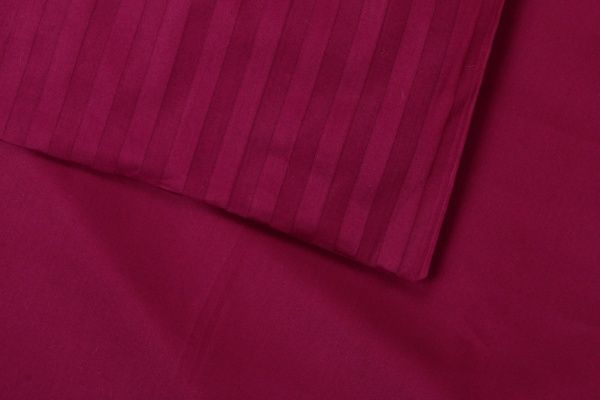 Комплект постільної білизни Exclusive Purple 1,5 бордовий La Nuit 