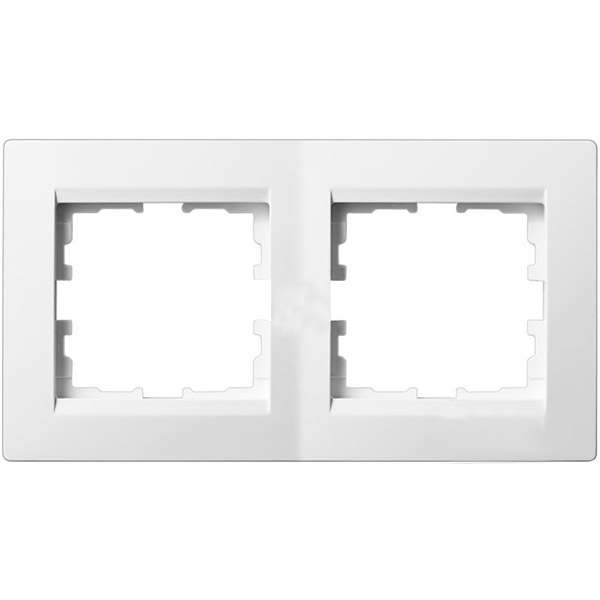 Рамка двомісна UP! (Underprice) One горизонтальна білий 706-0200-147