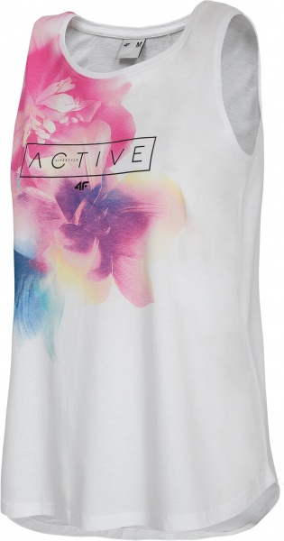 Майка 4F H4L21-TSD036-10S р.M білий