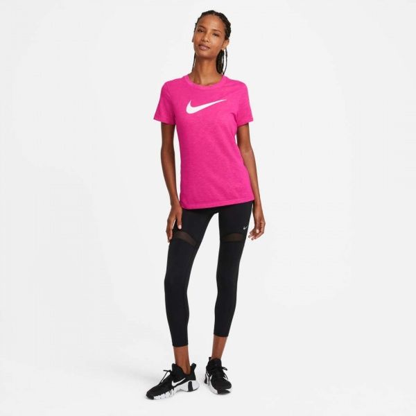 Футболка Nike W NK DRY TEE DFC CREW AQ3212-616 р.L рожевий