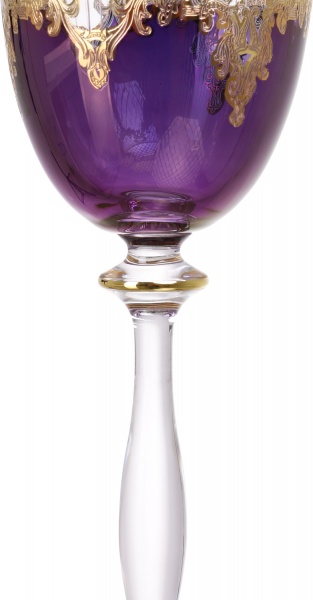 Набір бокалів для вина Violet and Gold 250 мл 6 шт. Combi 