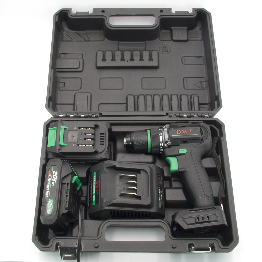 Шуруповерт аккумуляторный DWT ABSP-20 DNF-2 BMC