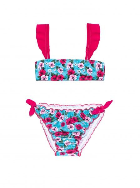 Купальник для девочек Conte-Kids E Wiki р.128 /60 см бирюзовый 