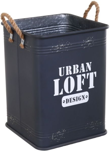 Сундук для хранения Loft 34х34х55,5 см серый 